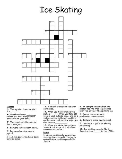 figure skating spin crossword clue|Figure.